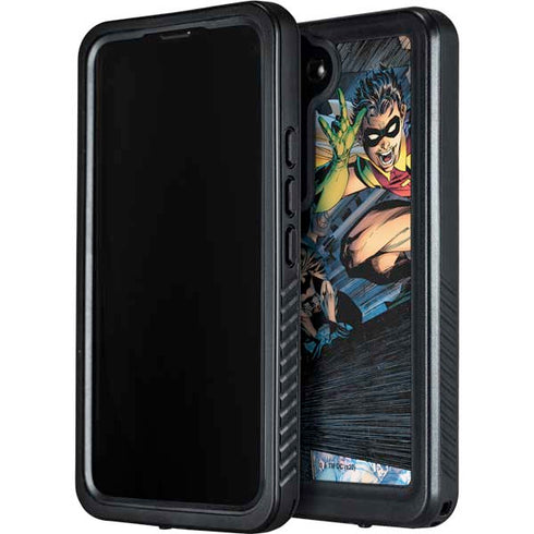 DC Comics Batman All Star Batman & Robin, The Boy Wonder ( Batman & Robin in Action) By Jim Lee Galaxy S24 Waterproof Case